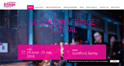Desktop Screenshot of guildfordfringefestival.com